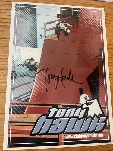 Tony hawk foto autografata 5 - tony, 8,5