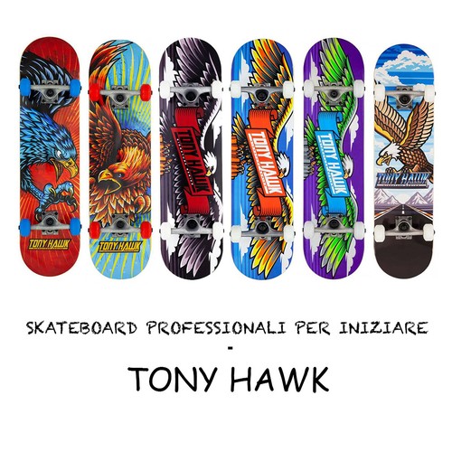 Tony hawk skateboard completo - skateboard,